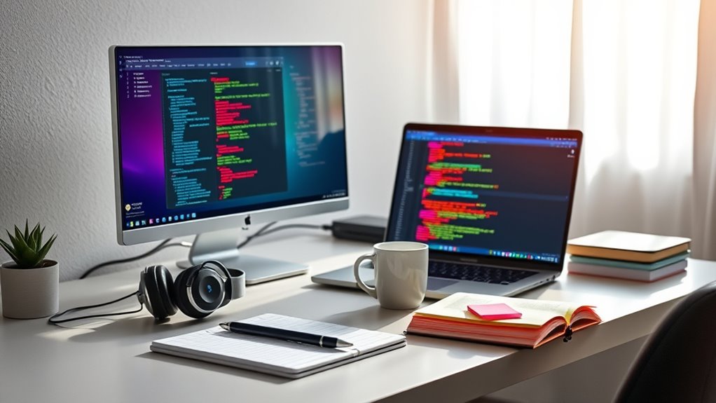 establishing coding workspace setup