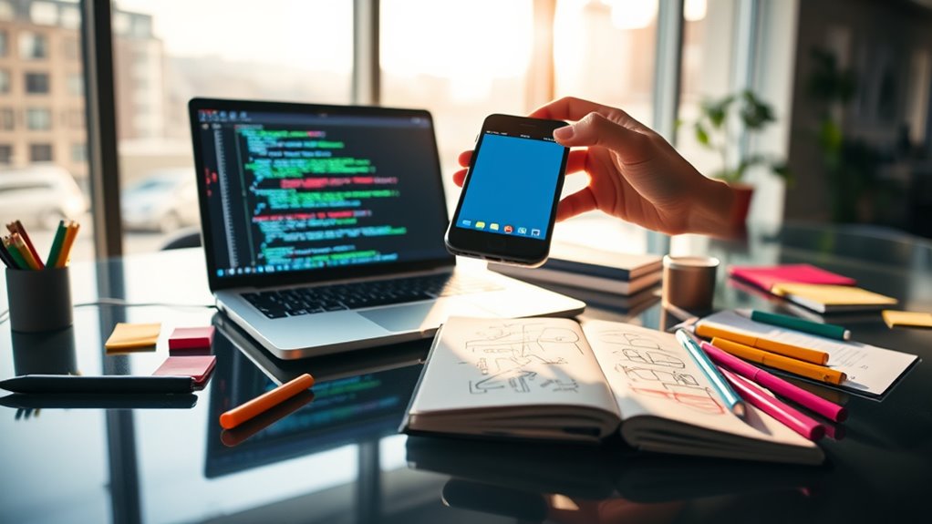 testing and reviewing code