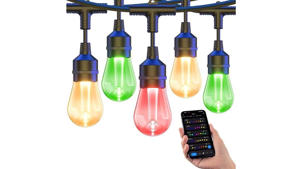 123ft outdoor string lights