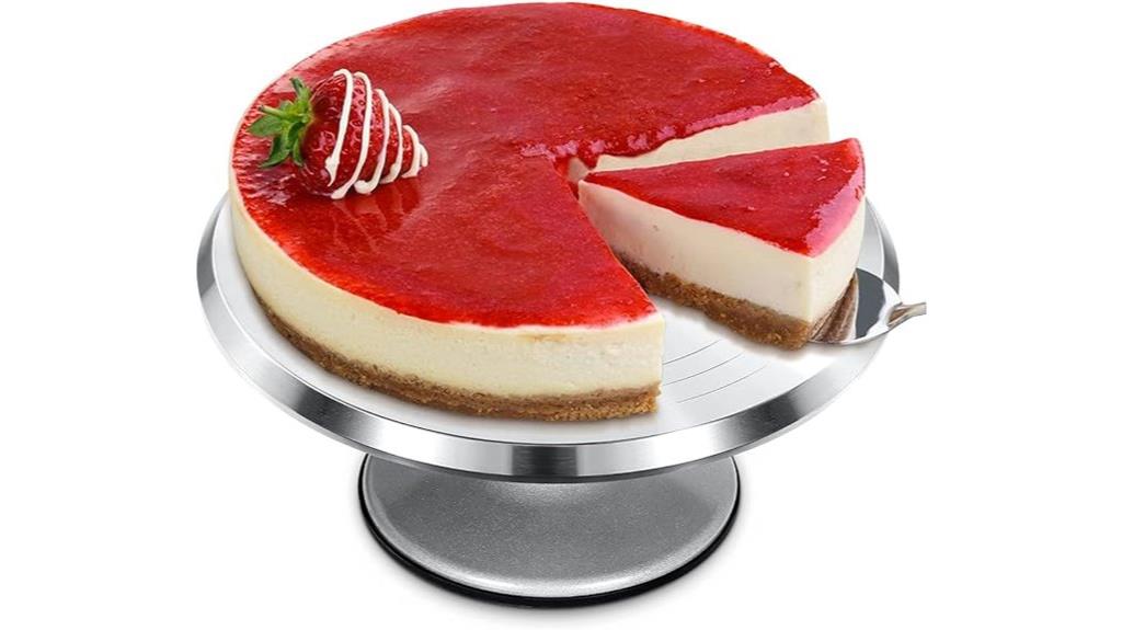 12 inch revolving cake stand