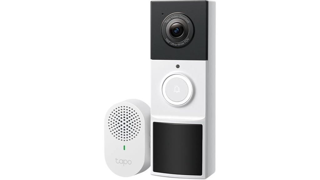 2k night vision doorbell