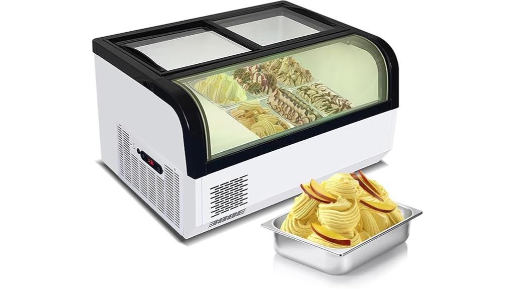 6 pan gelato freezer