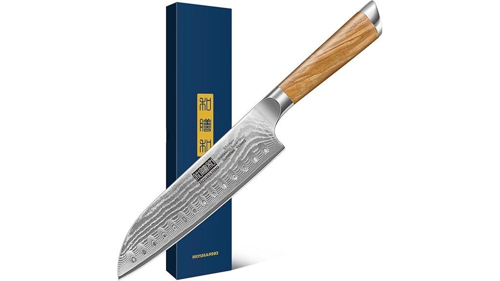 7 inch damascus steel knife