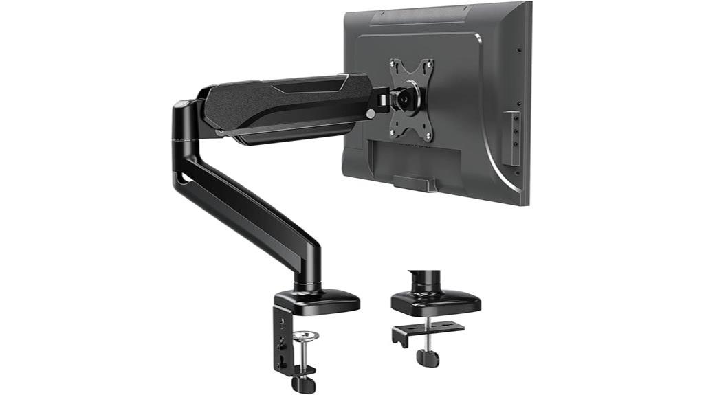 adjustable gas spring monitor mount
