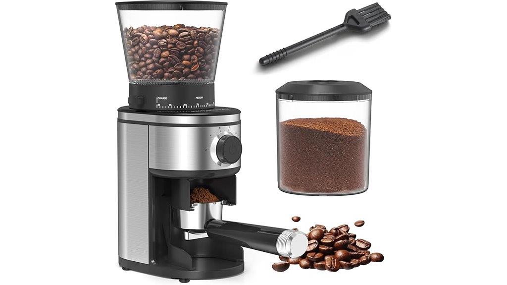 adjustable home coffee grinder
