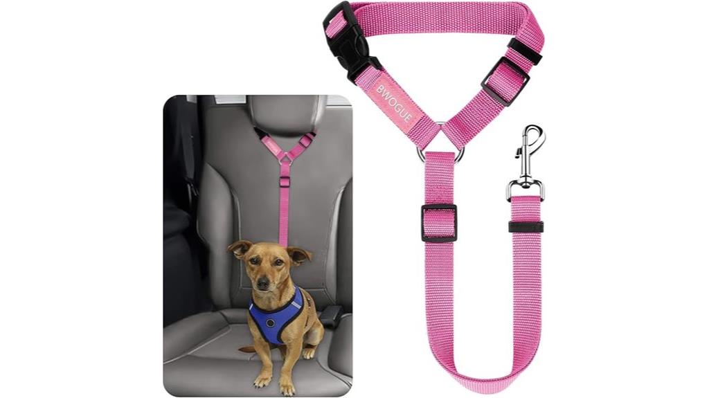 adjustable pet seat restraints