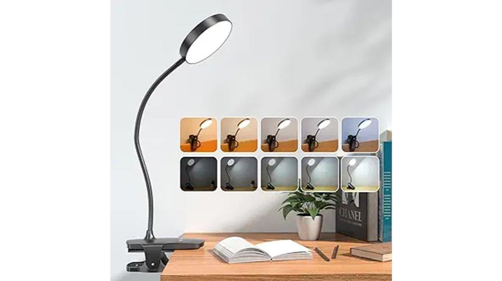 adjustable rechargeable reading lamp