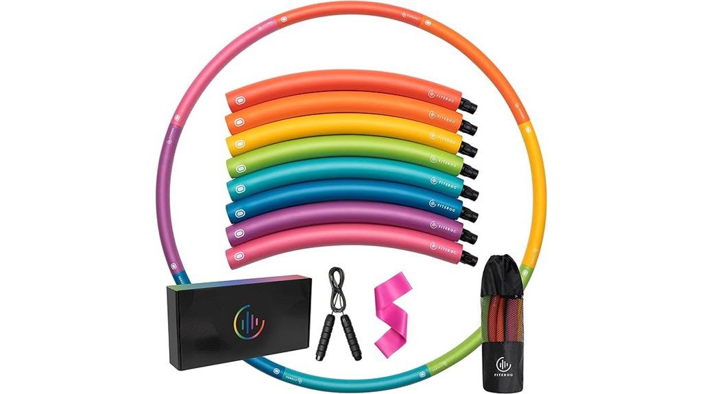 adult weighted hula hoop