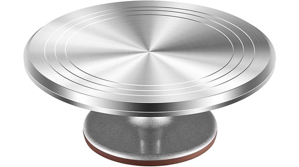 aluminum 12 inch cake stand