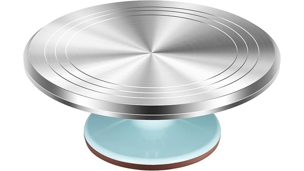 aluminum rotating cake stand