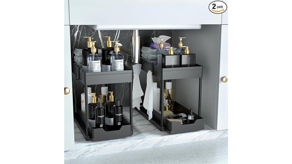 bathroom cabinet storage set