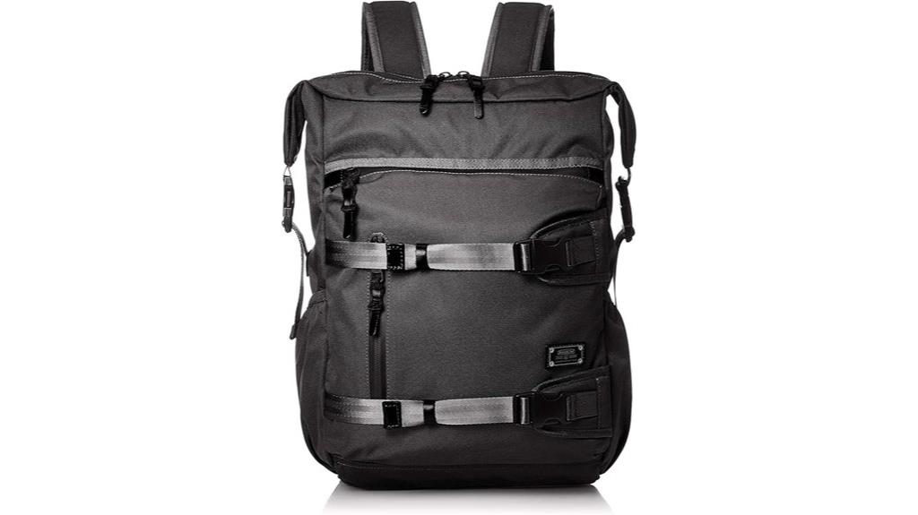 black cordura dobby backpack