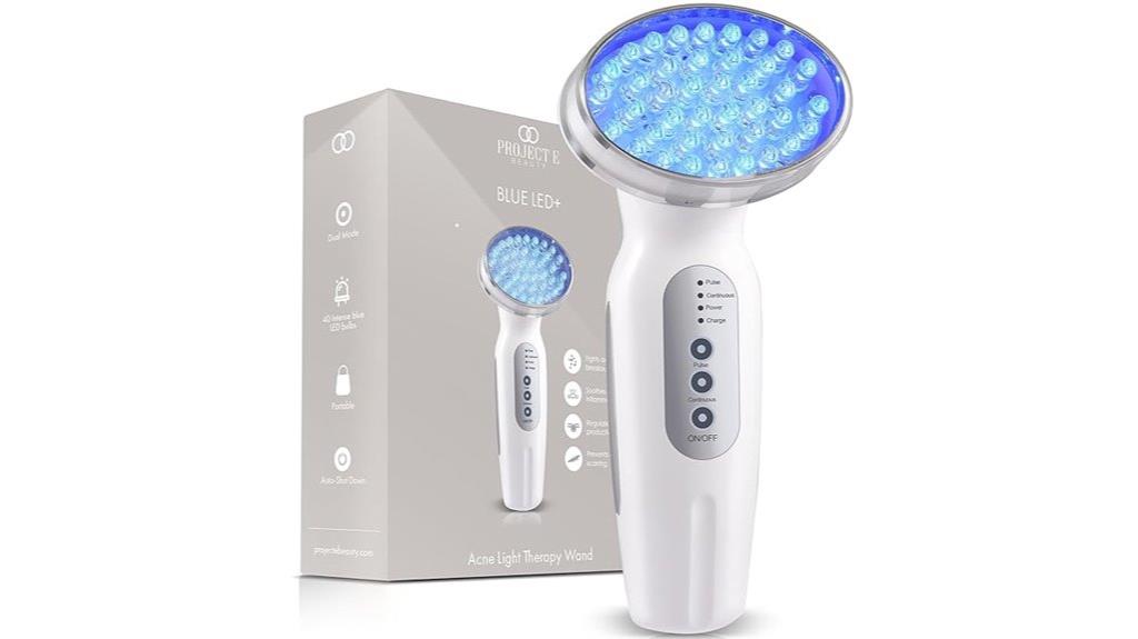blue led acne therapy