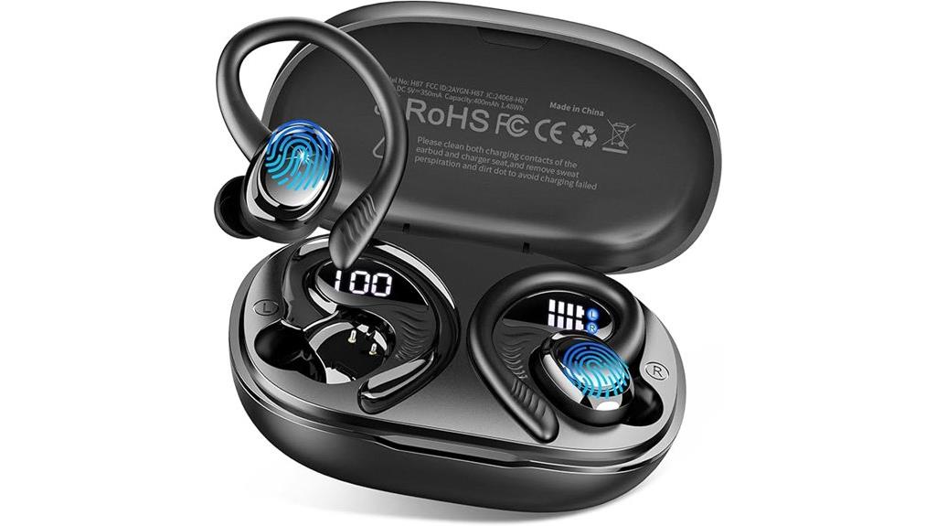bluetooth earhook wireless earbuds