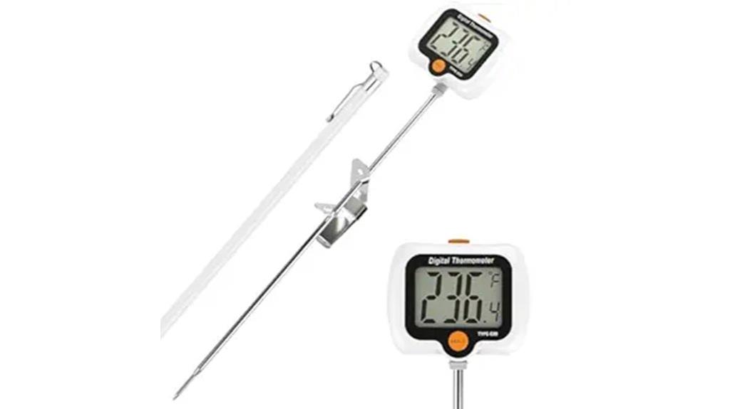 candy thermometer with clip