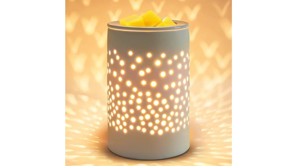 ceramic wax melt warmer