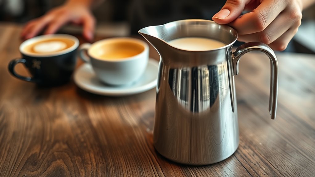 choosing the right milk pitcher