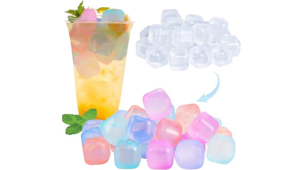 color changing drink ice