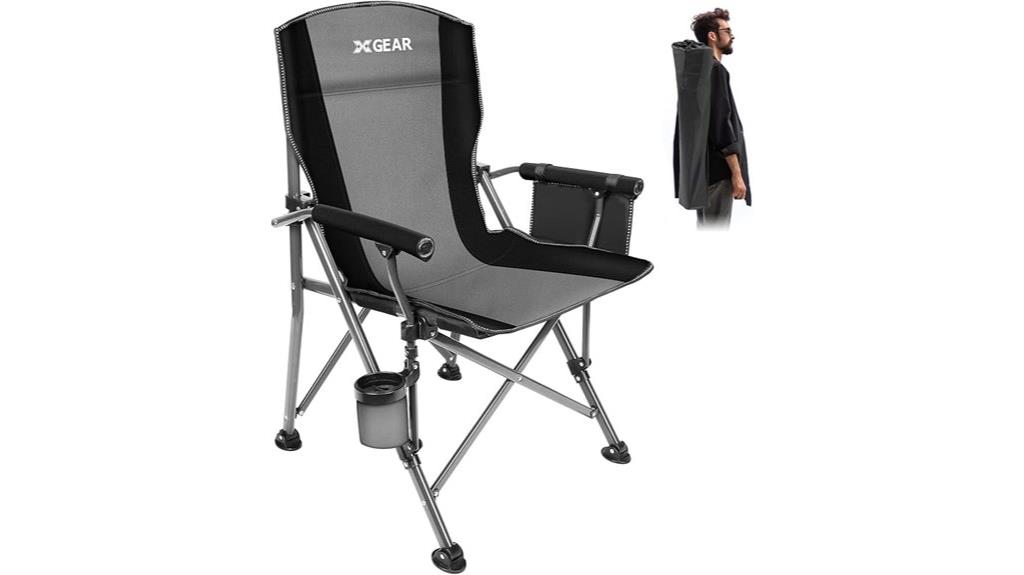 comfortable padded armrest chair