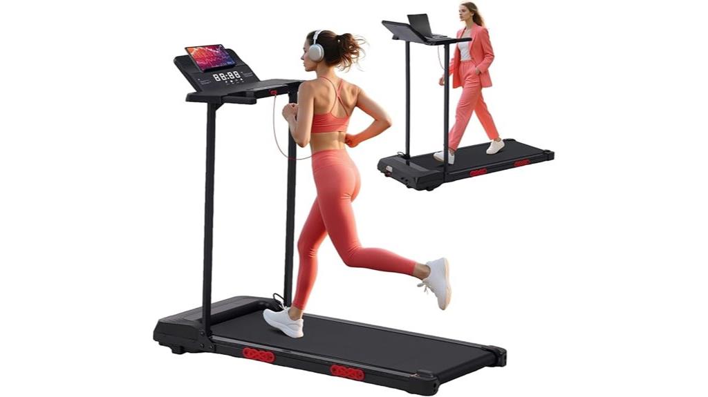 compact folding walking treadmill