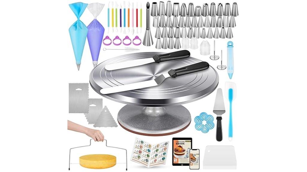 complete 180 piece cake decorating kit