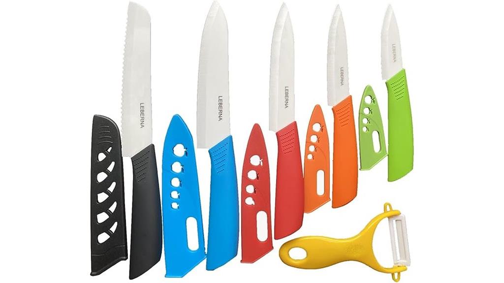 complete ceramic knife collection