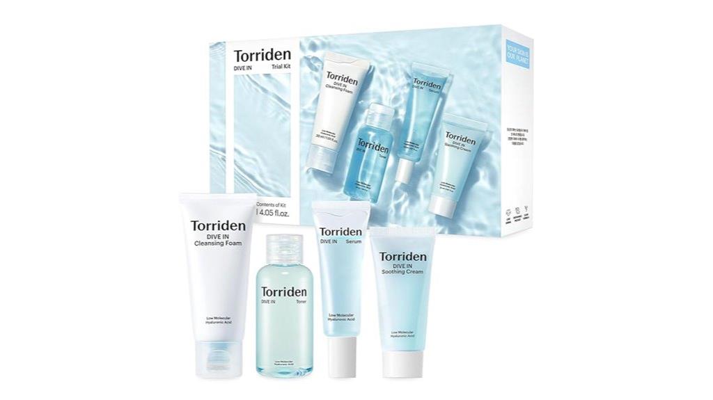 complete four step skincare regimen
