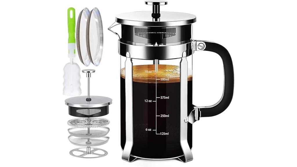 copper stainless steel coffee maker