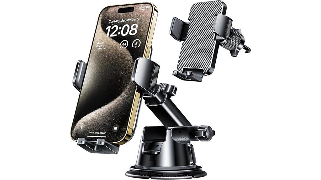 dash mounted phone holder