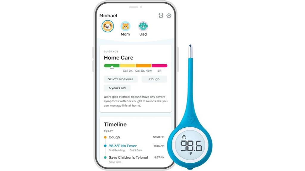 digital fever thermometer