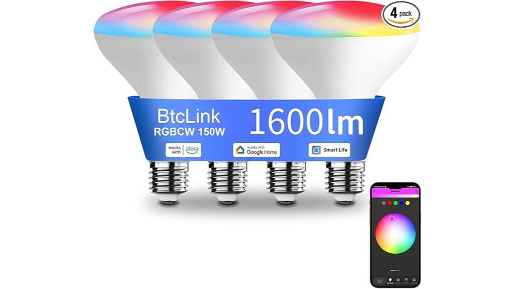 dimmable rgbww led bulbs