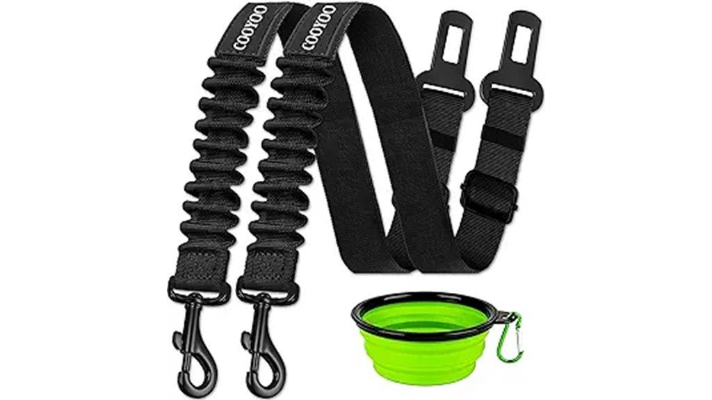 dog car seat belt set
