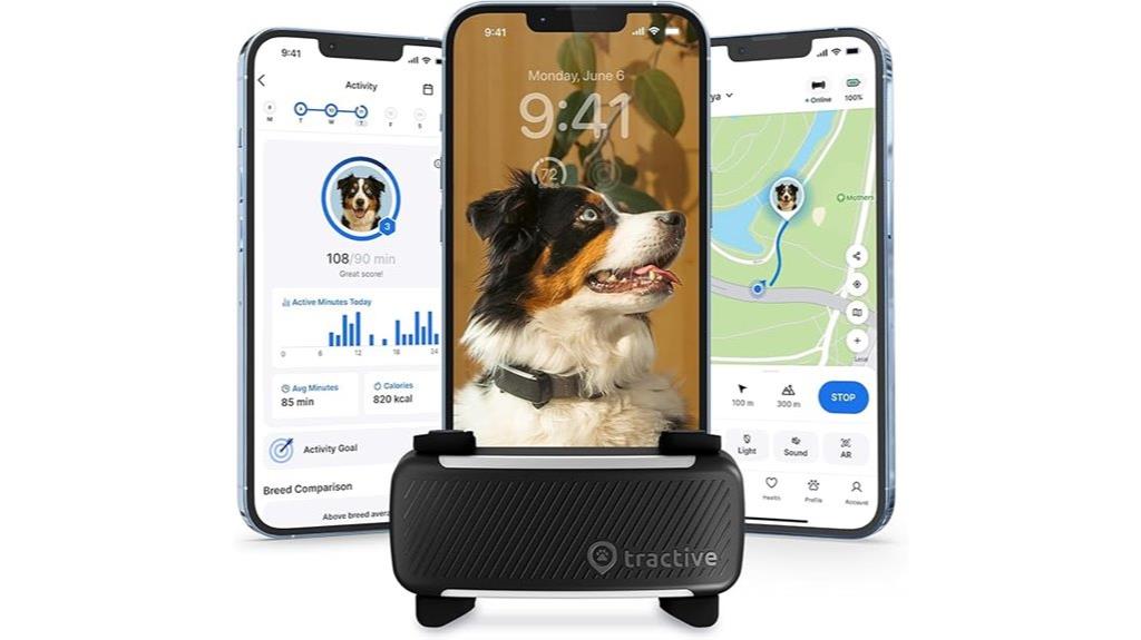 dog gps tracker with monitoring