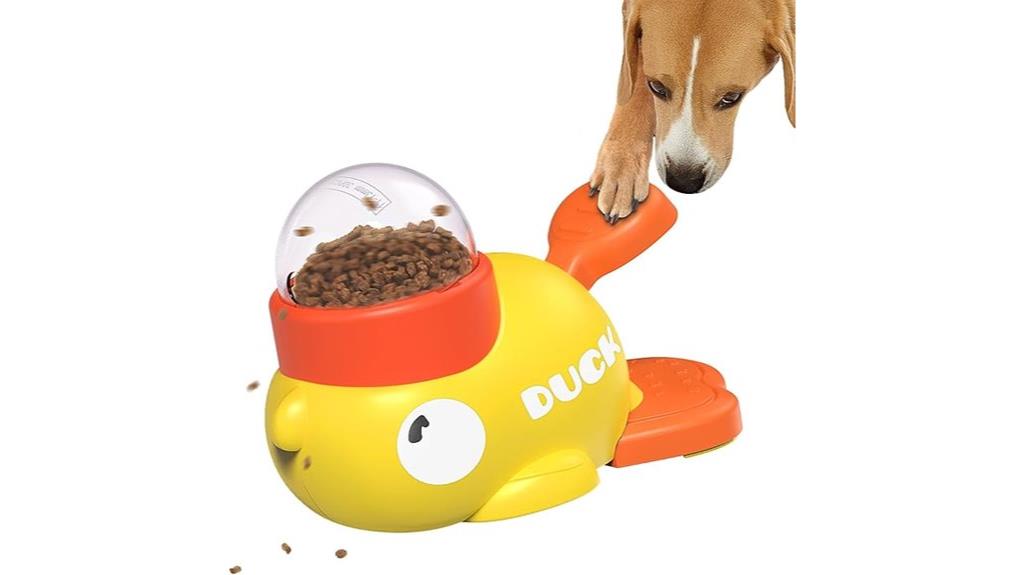 dog toy with treat dispenser