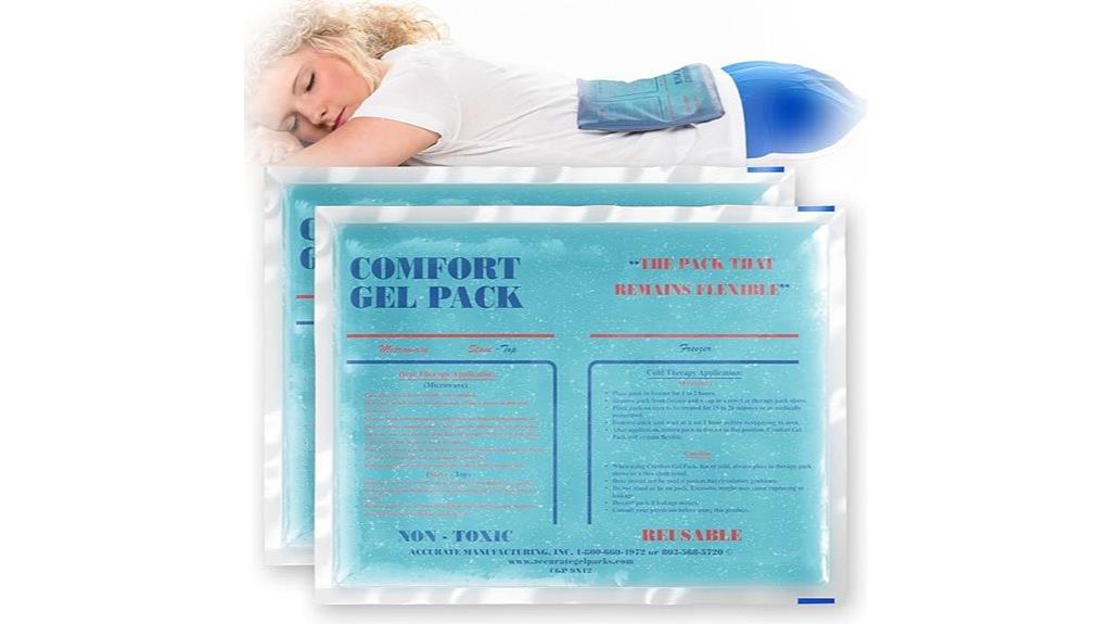 dual 9x12 gel packs