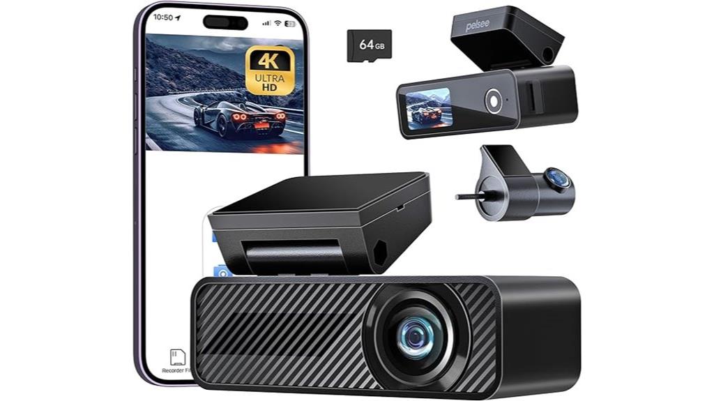 dual camera 4k dash cam