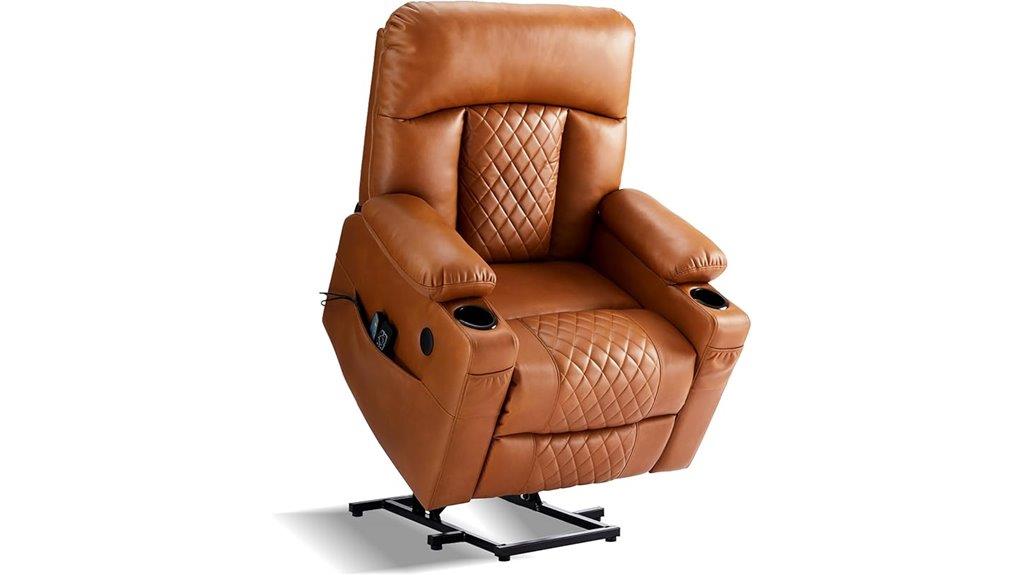 dual motor massage recliner