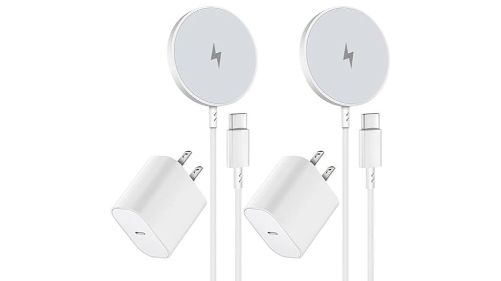 dual pack 6ft magnetic chargers