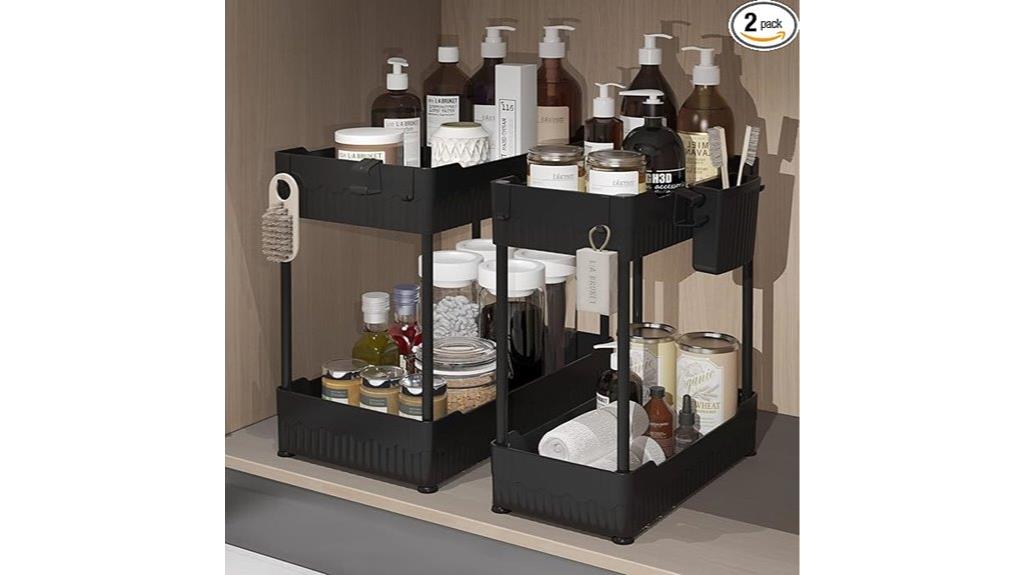 dual sink storage dividers
