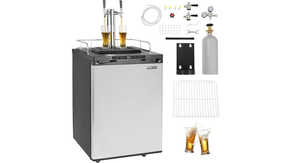 dual tap beer dispenser