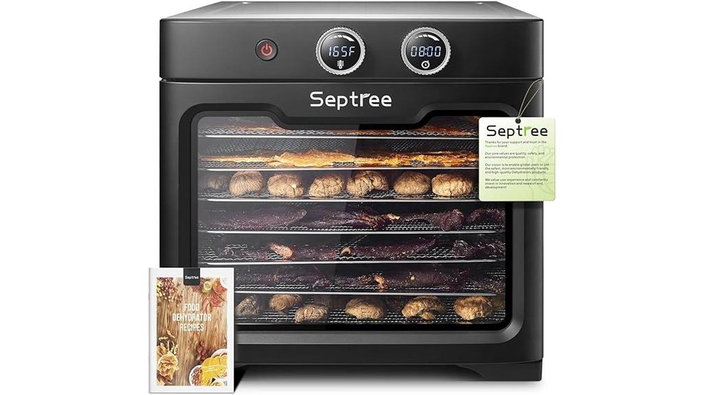 eight tray digital food dehydrator