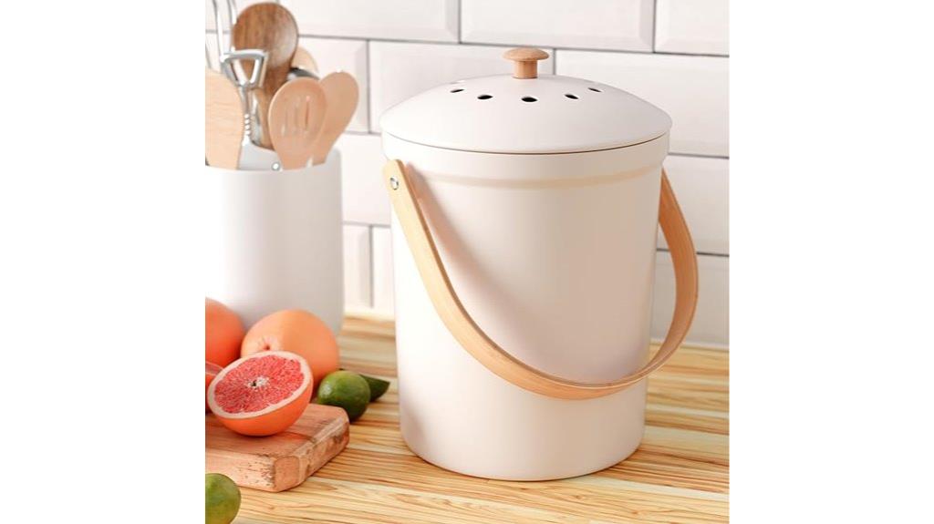 elegant odor proof kitchen bin