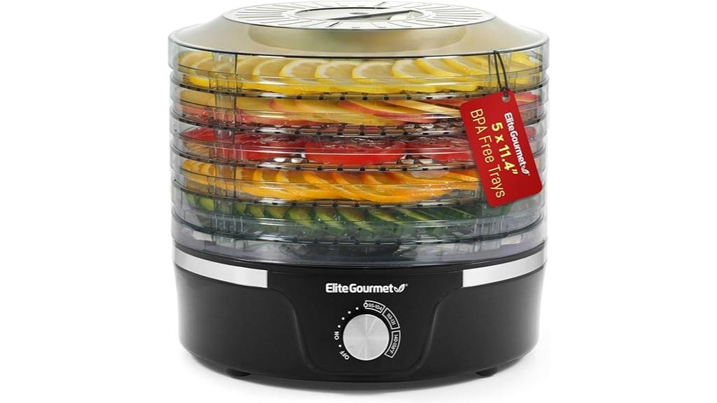 elite gourmet dehydrator trays