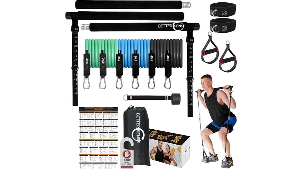 enhanced pilates bar set