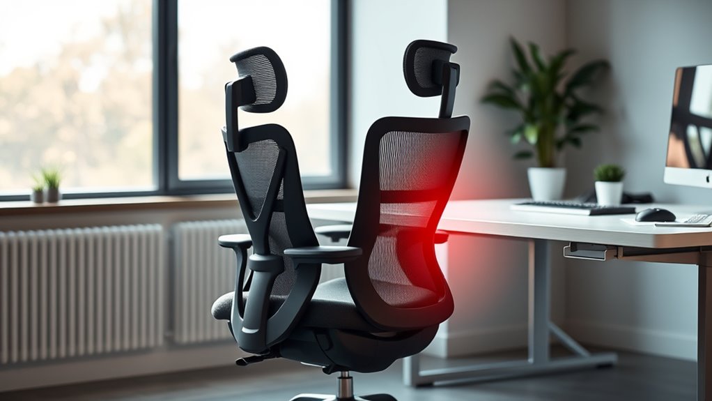 ergonomic support and adjustability