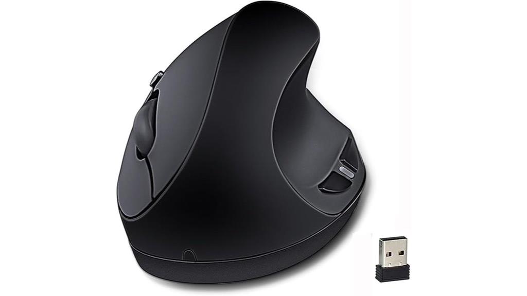 ergonomic wireless vertical mouse