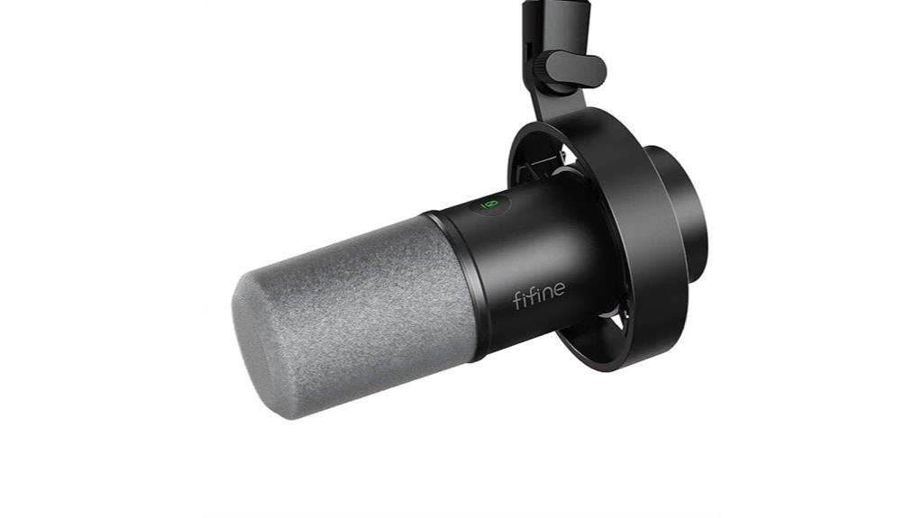 fifine podcast streaming microphone