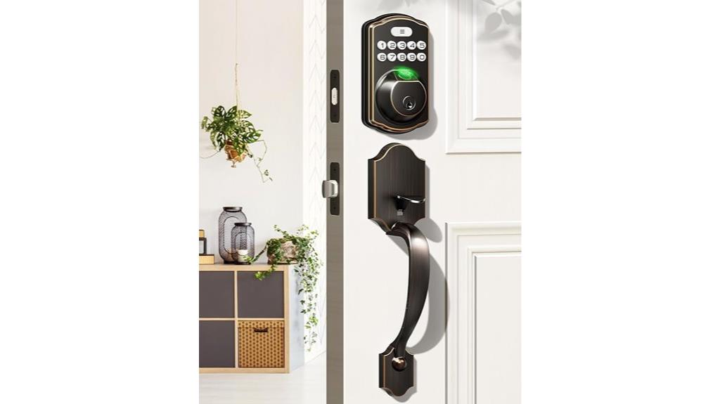 fingerprint keyless door lock