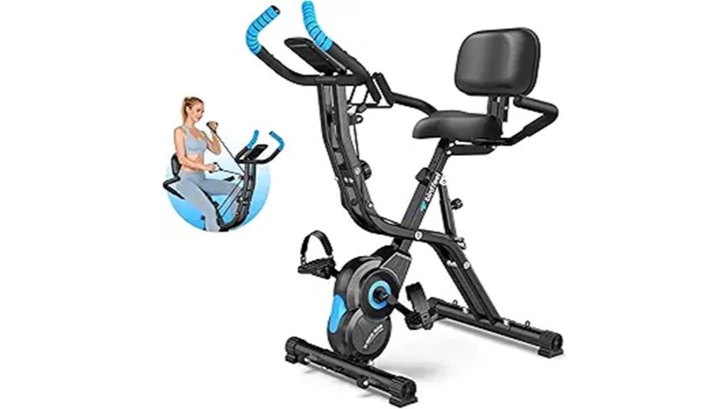 foldable bike with resistance