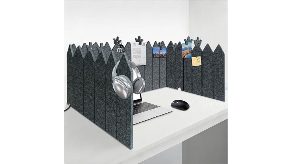foldable felt desk divider